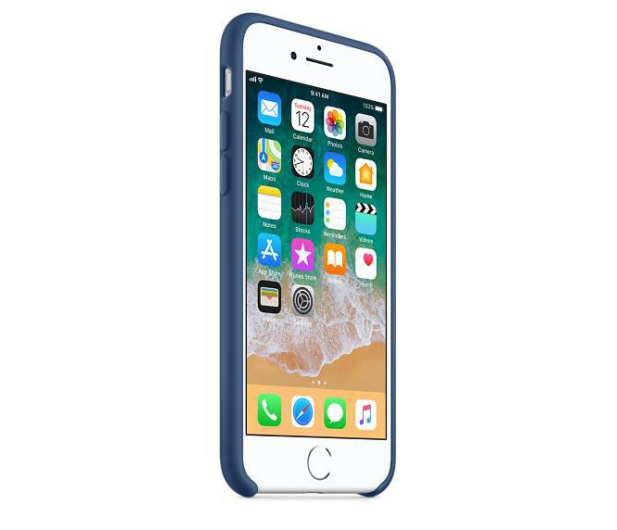 Apple do iPhone 8 Plus/7 Plus Silicone Case niebieskie - 1443012 - zdjęcie 4